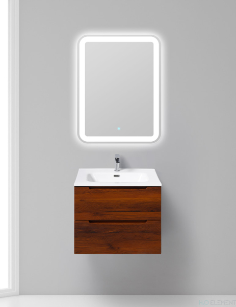 Belbagno База под керамическую раковину подвесная с двумя выкатными ящиками, ETNA-600-2C-SO-RC-P