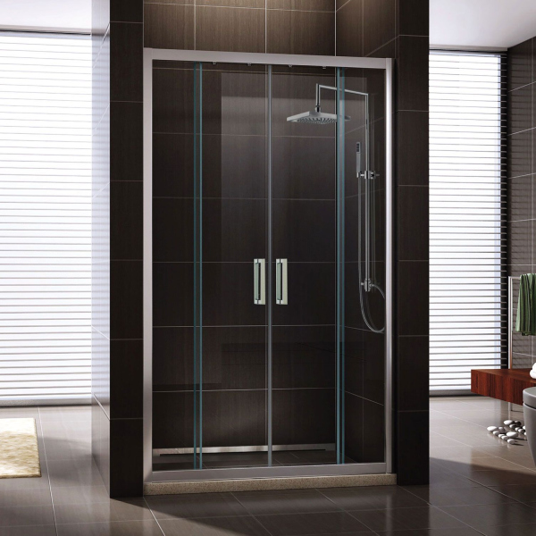 Душевая дверь в нишу Berges Wasserhaus Feda 062003 120 см, профиль хром сильвер