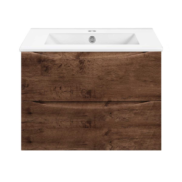 Тумба без раковины Vincea Mia Slim 700 подвесная, R.Wood, VMC-2MC700S1RW