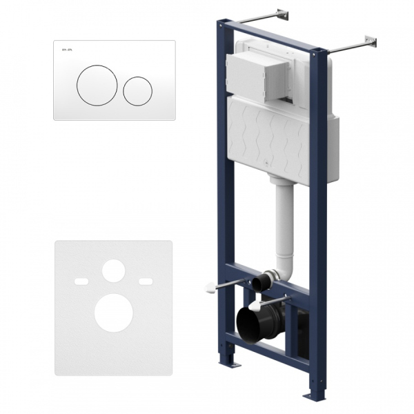 Инсталляция для подвесного унитаза с пневматической клавишей Pro L AM.PM Pro, I012704.9001