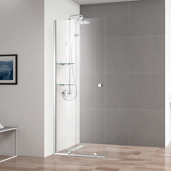 STREAM-BF-1-90-C-Cr Душевая перегородка раздвижная