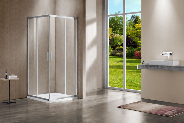 Душевой уголок Vincea Garda VSS-1G8090CL, 900*800, хром, стекло прозрачное