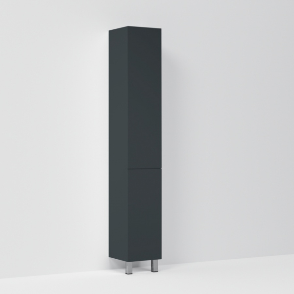 Шкаф-пенал напольный, правый, 30 см, графит матовый AM.PM Gem, M90CSR0306GM