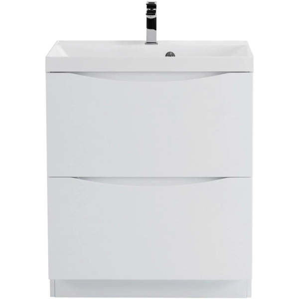 Belbagno База под раковину напольная с двумя выкатными ящиками, MARINO-600-2C-PIA-BL-P