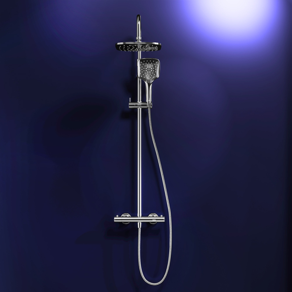 Душевая система с термостатом Damixa Option, DX218092000