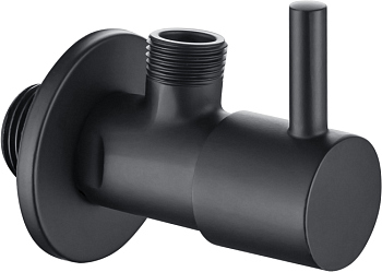 Запорный вентиль Aquatek AQ2450MB угловой Черный матовый