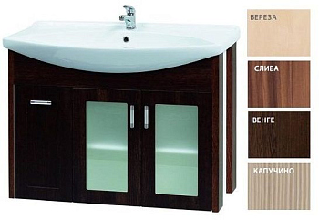 Тумба под раковину Dreja Lafutura 90404 слива