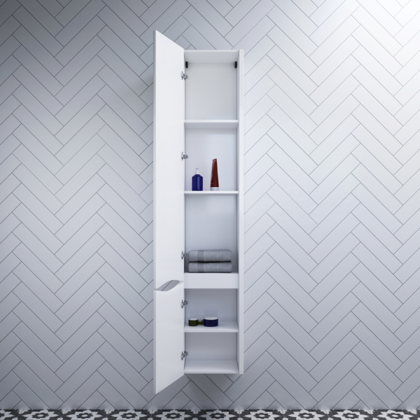 Шкаф-пенал AM.PM Like 35 L подвесной, белый глянец