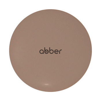 Накладка на слив для раковины ABBER AC0014MBB бежевая матовая, керамика
