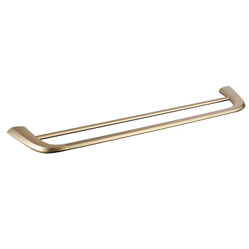 Полотенцедержатель двойной ABBER Nord AA1553G золото матовое