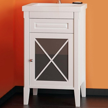 Тумба для комплекта Opadiris Палермо 50 R белая матовая