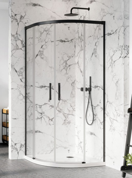 Душевые стенки Radaway Idea BLACK PDD 1000Lx1000Rx2005 черн/прозрачное 387142-54-01
