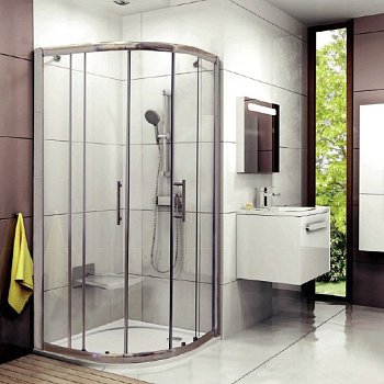 Душевой уголок Ravak XP2CP4-90 Transparent, блестящий профиль