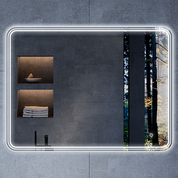 Зеркало Vincea LED VLM-3MA800 800х600 c сенсорным выключателем и диммером