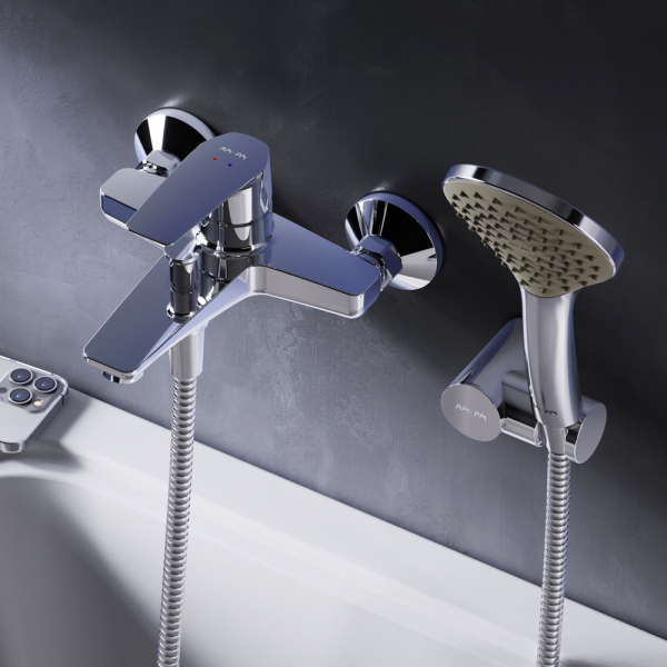 Смеситель для ванны и душа AM.PM Gem, F90A15000