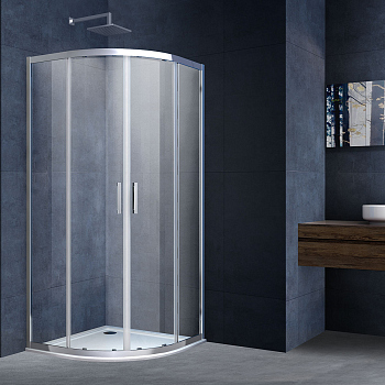 Душевой уголок Vincea Alpha VSQ-3AL900CL, 900*900, хром, стекло прозрачное