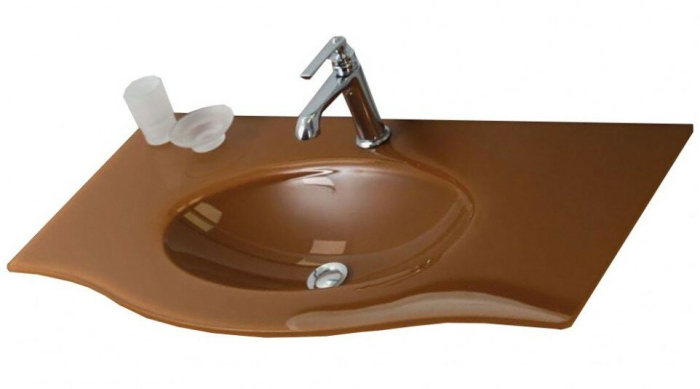 PETALO-ORO-800-VTR Стеклянная раковина-столешница Oro 780x490