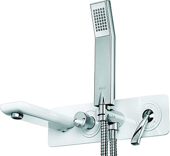 Смеситель E.C.A. Novita 104101130 С ВНУТРЕННЕЙ ЧАСТЬЮ, для ванны с душем