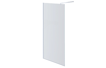 AQ WIW 07020CH Душевая перегородка Aquatek Walk in 700x2000 профиль хром, стекло прозрачное