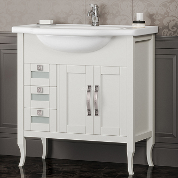 Тумба для комплекта Opadiris Мираж 80 слоновая кость