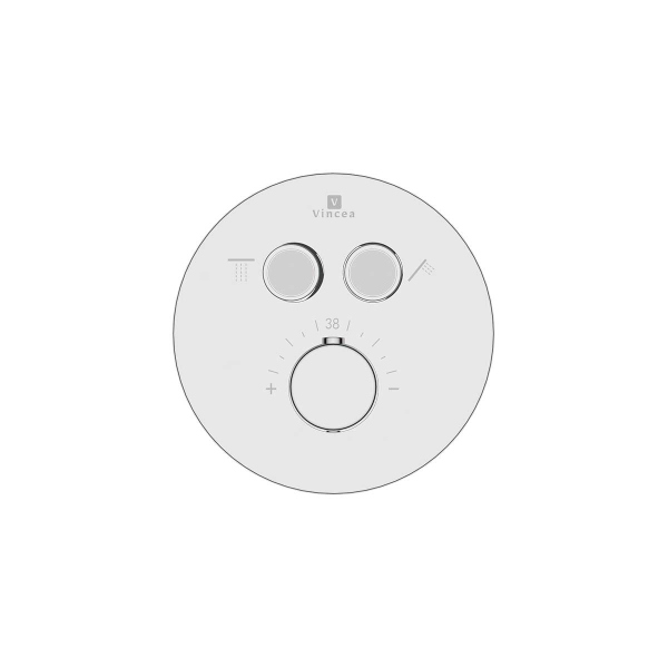 Встраиваемый смеситель для душа Vincea VSCV-322T-MCH двухфункциональный, термостатический, хром