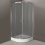 Душевой уголок BelBagno UNO UNO-R-2-80-P-Cr