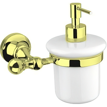 OLIMP-SOI-03/24-M Дозатор для мыла подвесной, золото