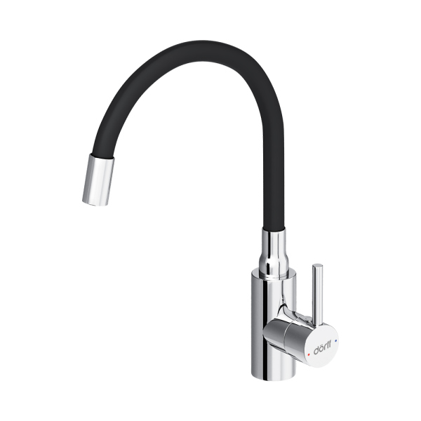 Смеситель для кухни с гибким изливом Dorff Logic, D3007622
