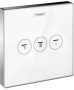 Переключатель потоков Hansgrohe ShowerSelect 15736400 на три потребителя, белый