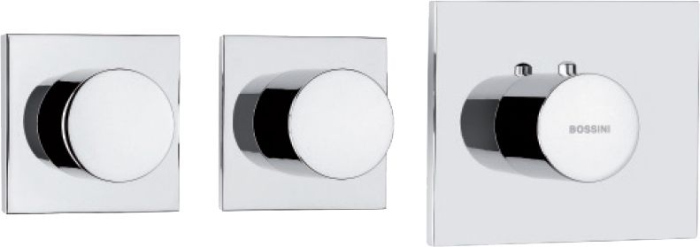 Термостат Bossini OKI 2 Outlets LP Z031203 для ванны с душем, хром