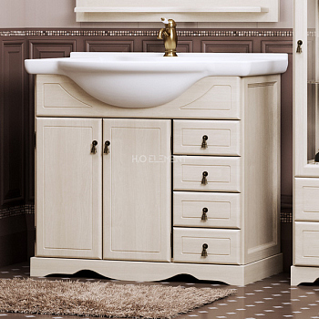 Тумба для комплекта Opadiris Клио 80 беленый бук