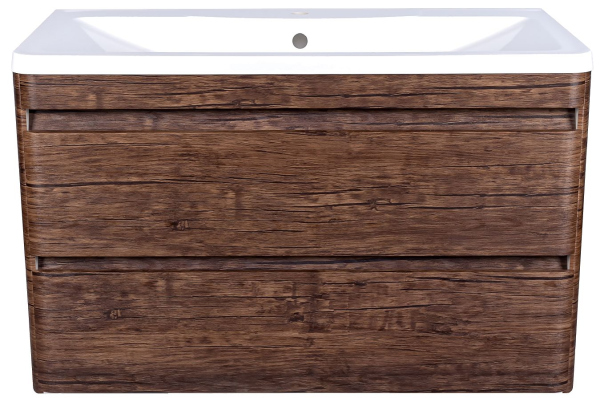 Тумба для комплекта Style Line Атлантика 100 Люкс Plus, подвесная, старое дерево