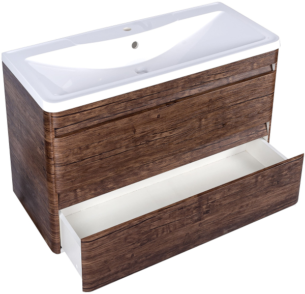 Тумба для комплекта Style Line Атлантика 80 Люкс Plus, подвесная, старое дерево