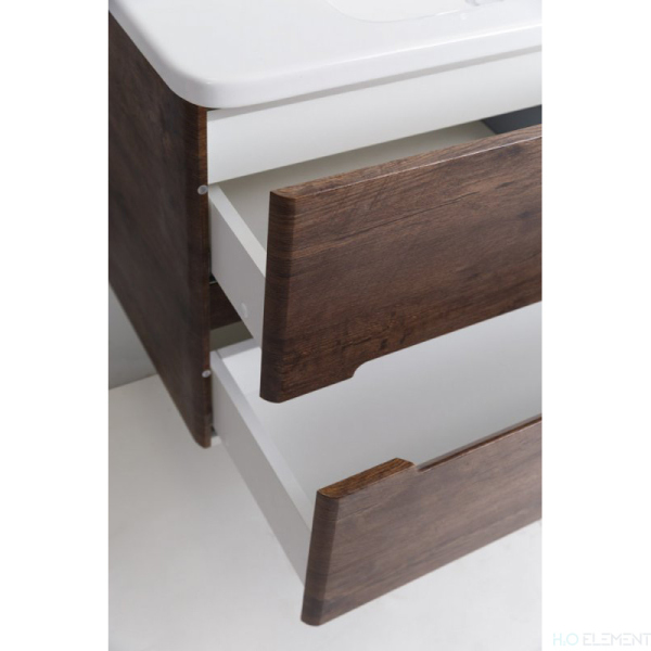 Тумба с раковиной Belbagno LUXURY, LUXURY-500-2C-SO-RW-P+ 12050-KL (готовый набор)