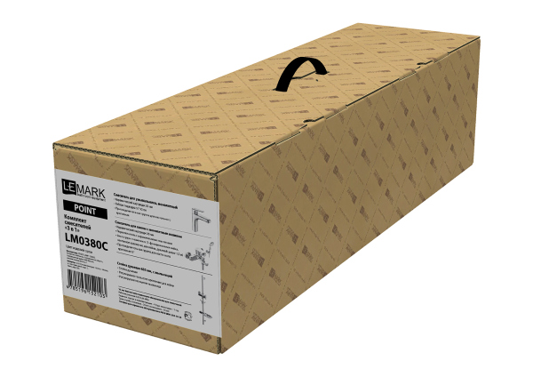 Комплект смесителей Lemark "3 в 1" Point (LM0380C)