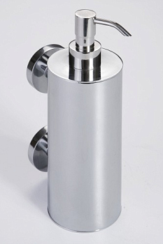 дозатор OMEGA настенный для жидкого мыла (большой метал.такан),2 держателя 70*230*110мм