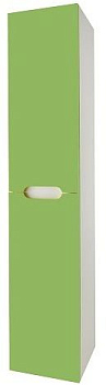 Шкаф-пенал Dreja Color 24621 левосторонний, зеленый глянец