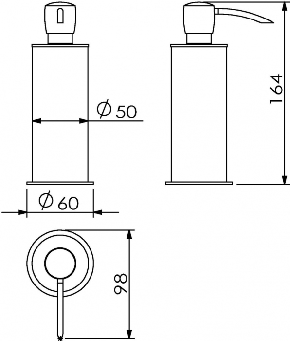 Дозатор Langberger Accessories 10770C хром