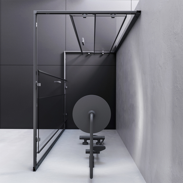 Душевое ограждение 120x80 см, без поддона AM.PM Gem S, W93G-404-120280-BT