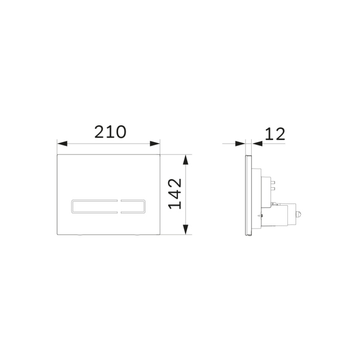 Клавиша для инсталляции AM.PM Touch Pro, I0450A38