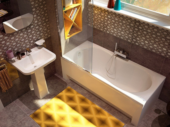 ВПР0240300100 MIAMI Ванна прямоугольная 150х70 белая ALBA SPA