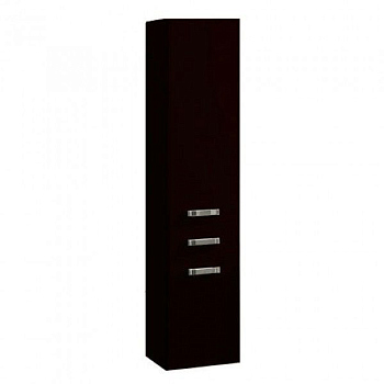 Шкаф-колонна подвесная Акватон Америна цвет Черный 1A135203AM950