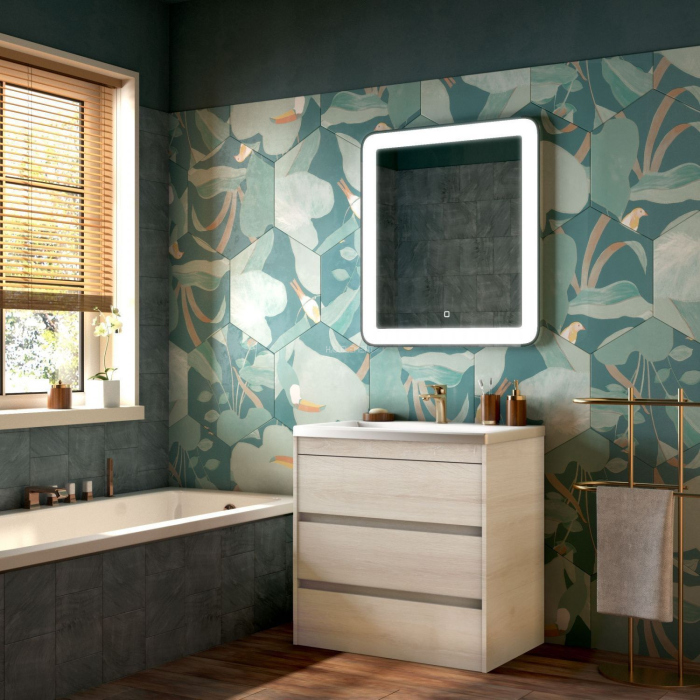 Тумба под раковину ART&MAX FAMILY, Family-750-3C-PIA-PB
