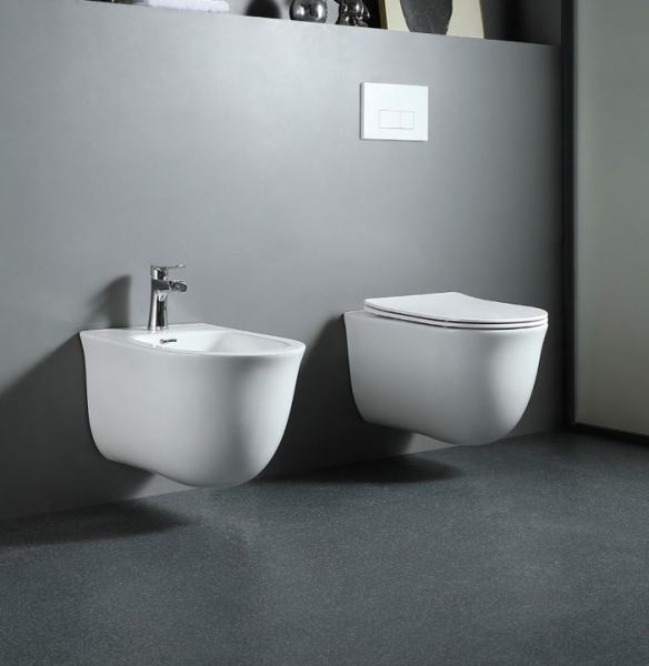 Унитаз-компакт подвесной безободковый Aquatek КЛАССИК AQ1112-00 490*365*340 мм