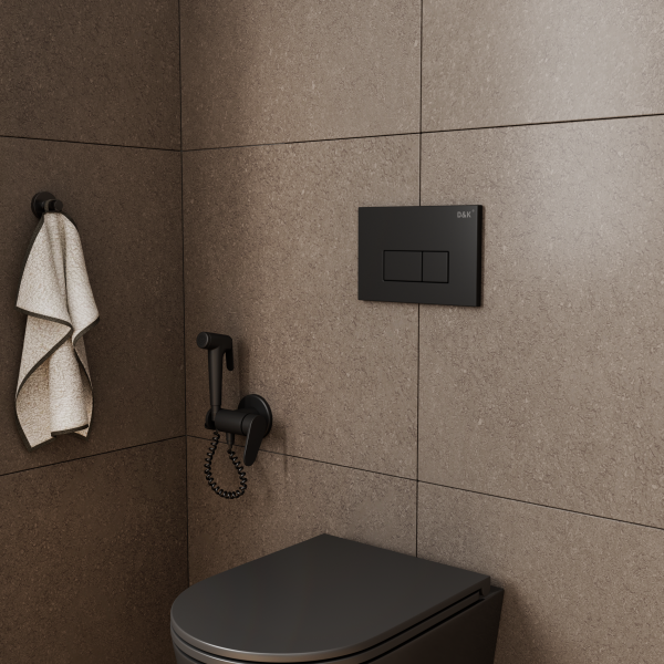 Клавиша смыва D&K Rhein, черный (DB1499025)