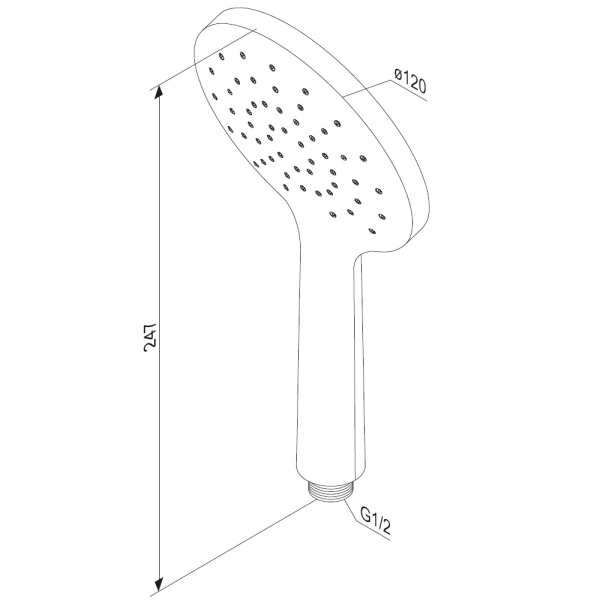 Лейка для душа Damixa Jupiter, 977020000