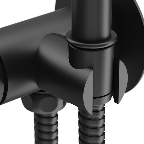 Смеситель, монтируемый в стену, с гигиеническим душем и держателем Damixa Option, 217000000