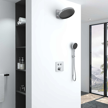 Душевой комплект Vincea VSFW-421I3CH встраиваемый, двухрежимный, хром