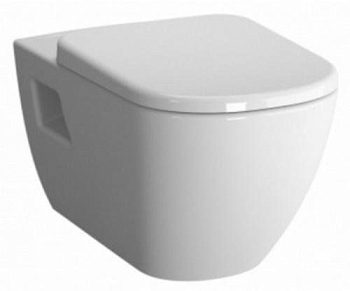 Подвесной унитаз Vitra D-Light 5911B003-6098 безободковый, с сиденьем микролифт