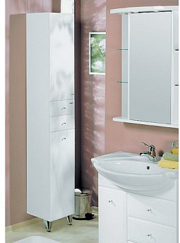 Шкаф-колонна Акватон Эмили 1A137203EM010, цвет Белый